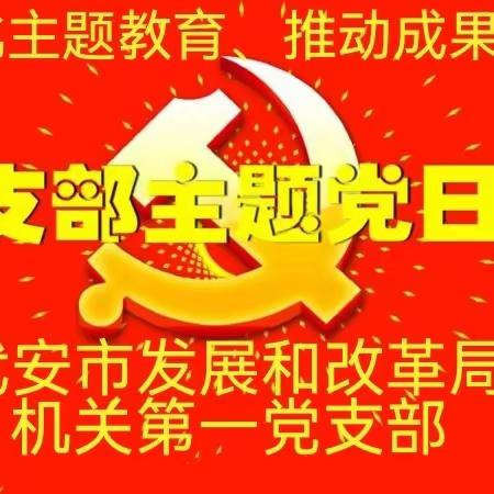 机关第一党支部开展12月份主题党日