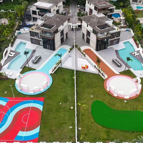 香奈儿Q60 - 一线海边独栋泳池别墅 |10房13床| 儿童嬉戏池+蜿蜒泳池+独立KTV房&桌球房&麻将房+儿童波波池+彩虹长道+求婚平台+宴会长桌