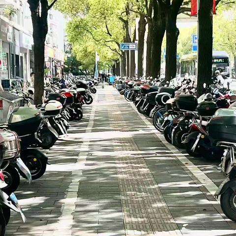 一望无际的电动车