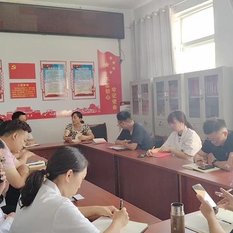 南王店镇中心卫生院学习贯彻全区卫生健康重点工作会议精神