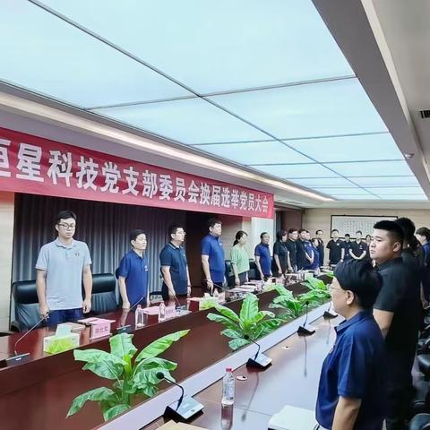 恒星科技党支部成功召开换届选举党员大会