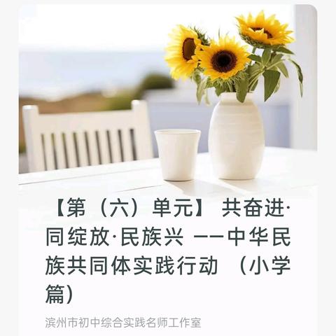 【第（六）单元】 共奋进·同绽放·民族兴 ——中华民族共同体实践行动 （小学篇）