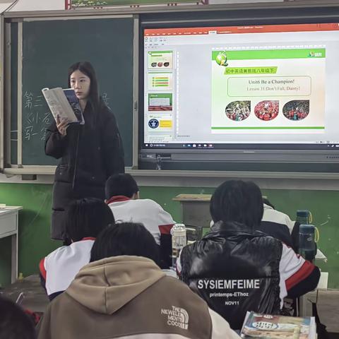 冀南新区马选学校英语普听课活动