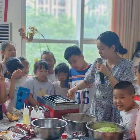 小手制作章鱼小丸子--空港新城社区“向日葵”系列手工劳动课程