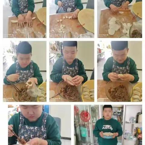 爱劳动 我当家——岱道庵小学2022级2班开展冬至包水饺活动