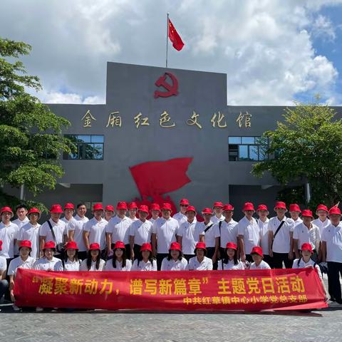 凝聚新动力，谱写新篇章——红草镇中心小学党总支部开展主题党日活动纪实