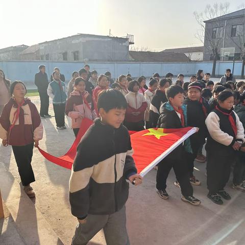 【升旗仪式】拥抱春天，“植”此青绿——武功乡王五小学举行植树节主题升旗仪式