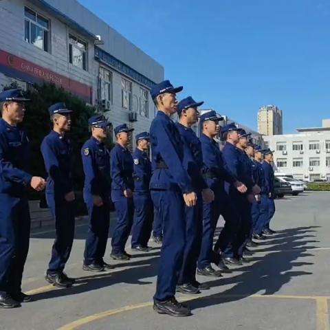 条令学习月丨密州消防救援站强化队列训练 塑造过硬形象