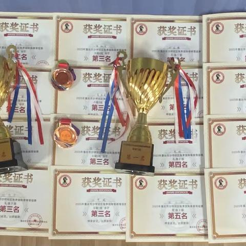 奖状到啦！｜2023年重庆市沙坪坝区秋季国际象棋等级赛赛报