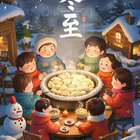 冬至大如年  团圆暖心甜——夏良北实验幼儿园