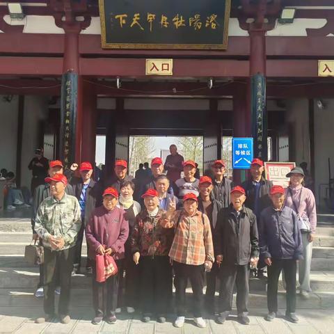 微心愿圆梦，银发老人共赏洛阳牡丹