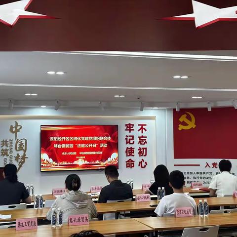 琴台钢贸园举办了首场“法庭公开日”活动