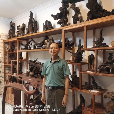 筑梦古沉木根艺第一人