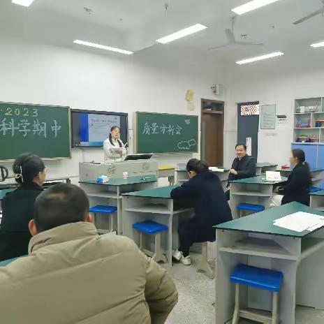 质量分析明方向 凝心聚力谱新篇——记2023年下学期科学组期中教学质量分析