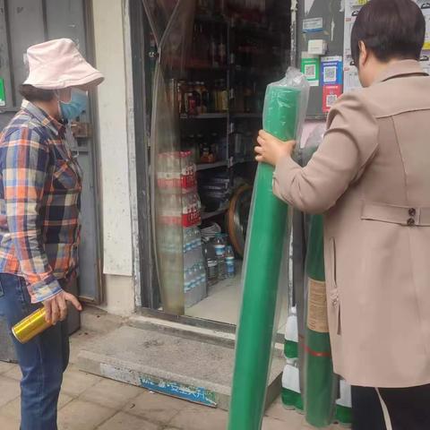 【文明实践在槐荫】南辛庄街道东路社区 门前五包 持续巡查