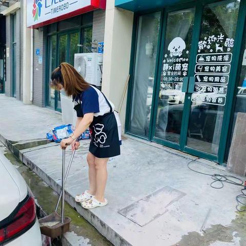 【文明实践在槐荫】南辛庄街道东路社区 整治沿街商铺环境 共建文明南辛