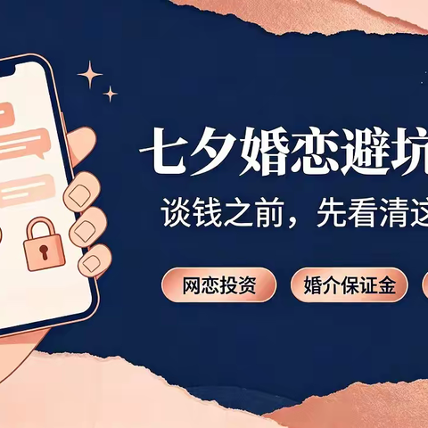 【普法小百科】七夕婚恋避坑指南：别让爱情变成骗局