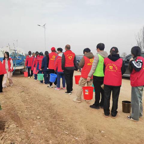 美丽中国，青春行动 一一一共青团咸阳市委2025年咸阳市青少年市级植树护绿示范活动