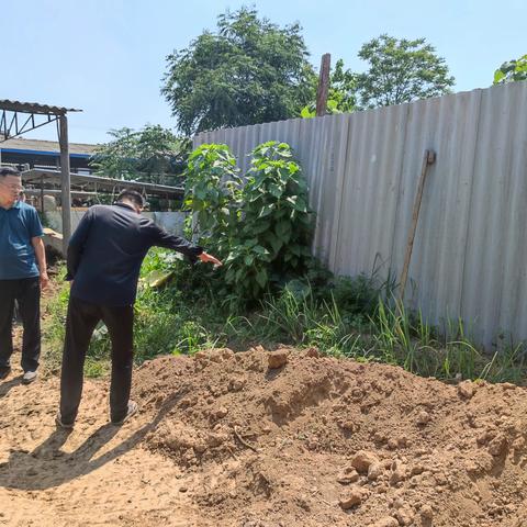 区农业农村局现场检查沿河养殖场粪污治理和安全生产情况