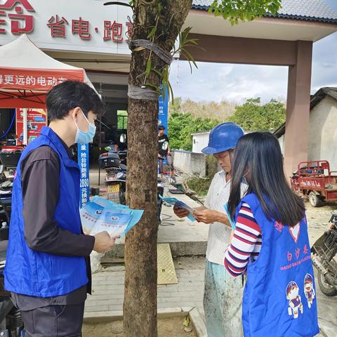 白沙县打安镇开展2023年《春季禁毒流动课堂》宣传活动