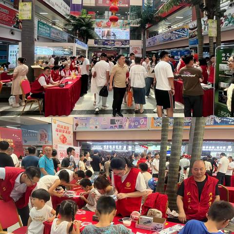 “勇扛使命立潮头 党员示范争先锋”—组团服务进市场