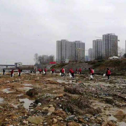 高新区建民新城党委 高新区环保局 开展河道“清四乱”专项整治行动