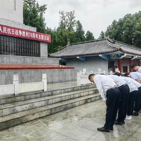 建民新城党委开展烈士纪念日祭扫活动