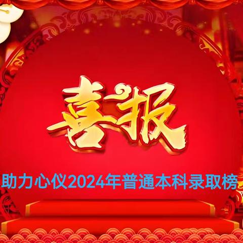 心仪2024本科录取喜报 ——助力心仪高报论坛（82）