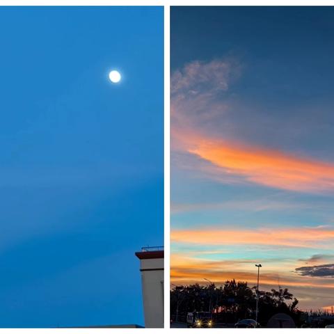 《我看了一眼傍晚的天空》