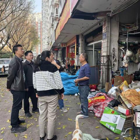 上渡街道主要领导带队开展安全生产检查工作