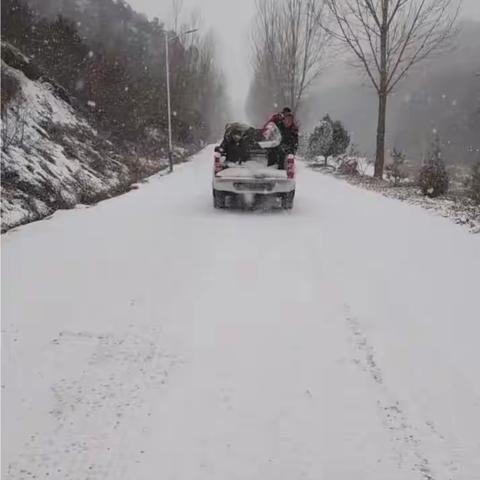 以雪为令，垃圾处理场工作人员除雪破冰保道路畅通