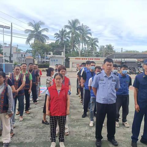 陵水县司法局三才司法所开展“6.26”国际禁毒日主题宣传活动