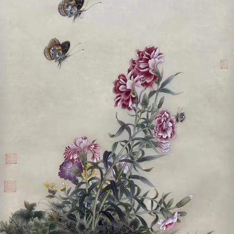 一花一世界——钱美丽中国画作品欣赏之二