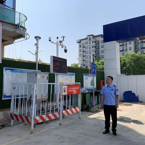 生态环境长安分局集中开展扬尘在线监测设备排查整治工作