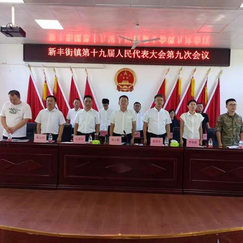 新丰街镇第十九届人民代表大会 第九次会议胜利召开