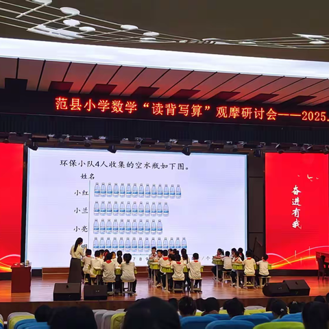 范县举行小学数学“读背写算” 教学观摩研讨活动
