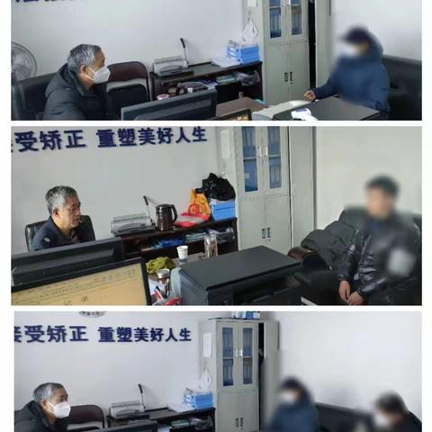 走访重点人员 预防重新犯罪