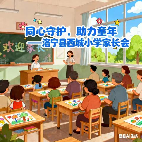 同心守护，助力童年‍ ‍ ——洛宁县西城小学家长会