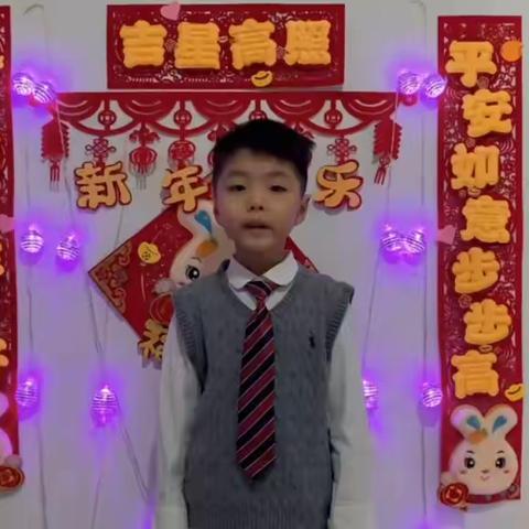 花园幼儿园大六班小朋友祝大家新春快乐