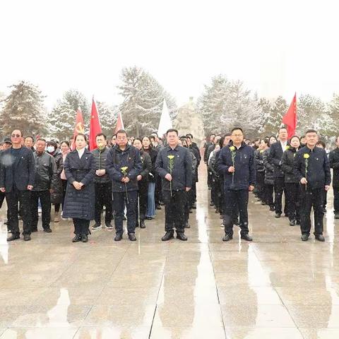 甘肃银行张掖分行党委联合甘州区财政局党组开展“缅怀革命先烈，赓续红色基因” 党建团建共建活动