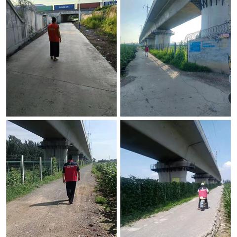 龙山街道网格员爱路护路巡查及普法宣传活动