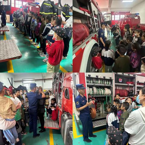 “童”行消防队，致敬“火焰蓝”参观消防救援站实践活动