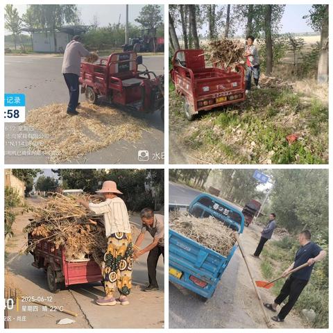 陈曹乡秸秆清运，助力人居环境提升