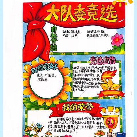 红领巾心向党 小岗位大梦想———育才小学2024年大队委竞选活动