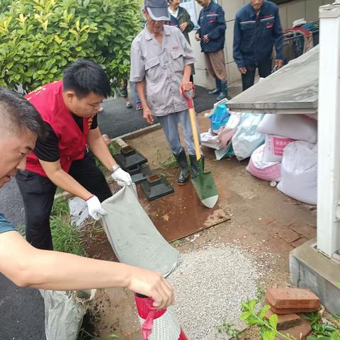 【康城社区第一网格】防汛演练  筑牢安全防线