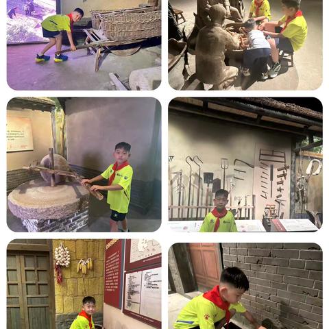 博兴县第一小学农耕文化体验之小童叶们在种植中感受工具演变过程