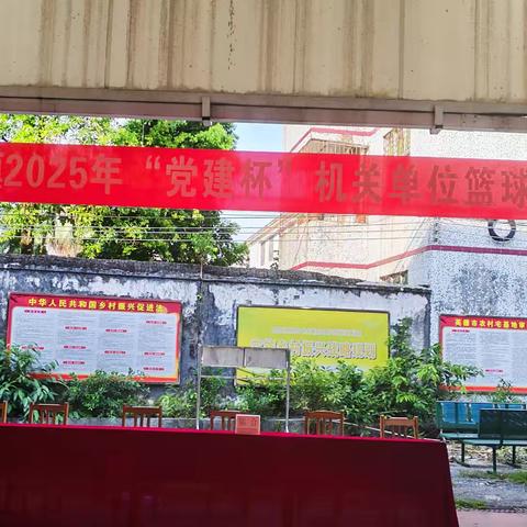 2025年九龙镇“党建杯”机关单位篮球赛开幕式