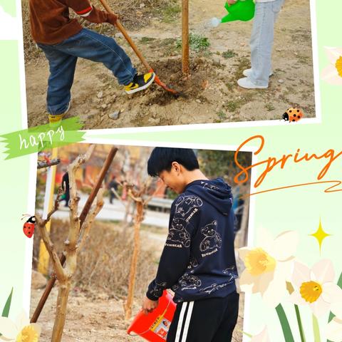 播种希望 收获未来 植树节劳动实践活动