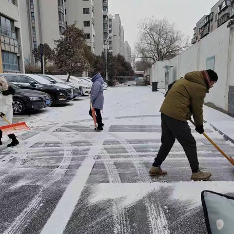 【东关街道】周末清雪不停歇 扫除平安畅通路