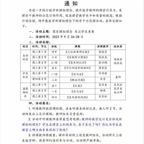 【慧心五小•数学教研】示范引领明方向，润物无声促成长 ——临沂第五实验小学数学骨干教师示范课活动